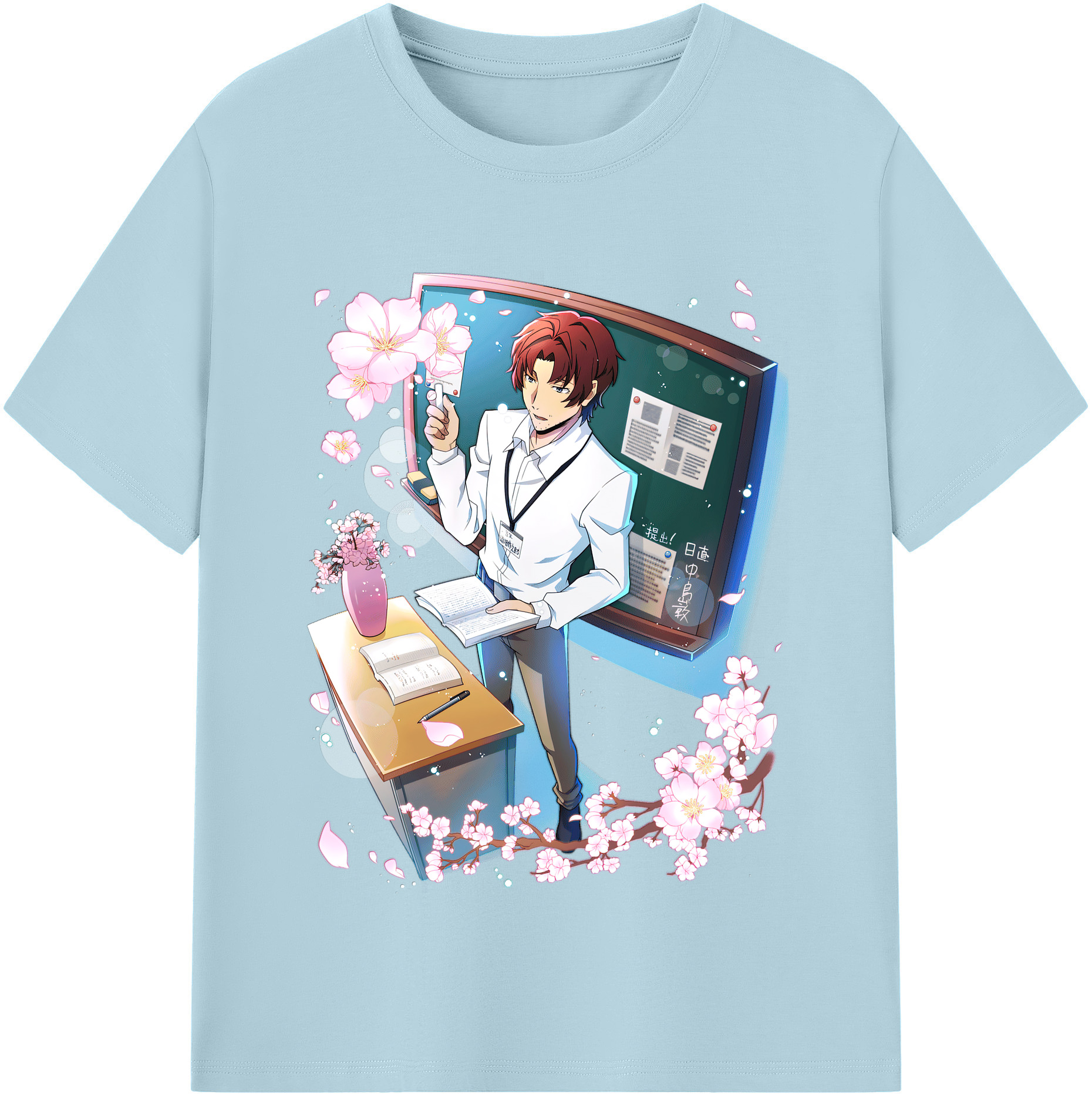 （画像用） 文豪ストレイドッグス Bungo Stray Dogs 綿100％半袖Tシャツ（フロントプリント）